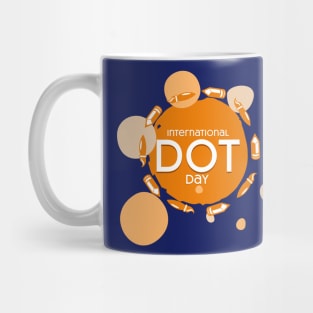 International Dot Day Orange Pencils Mug